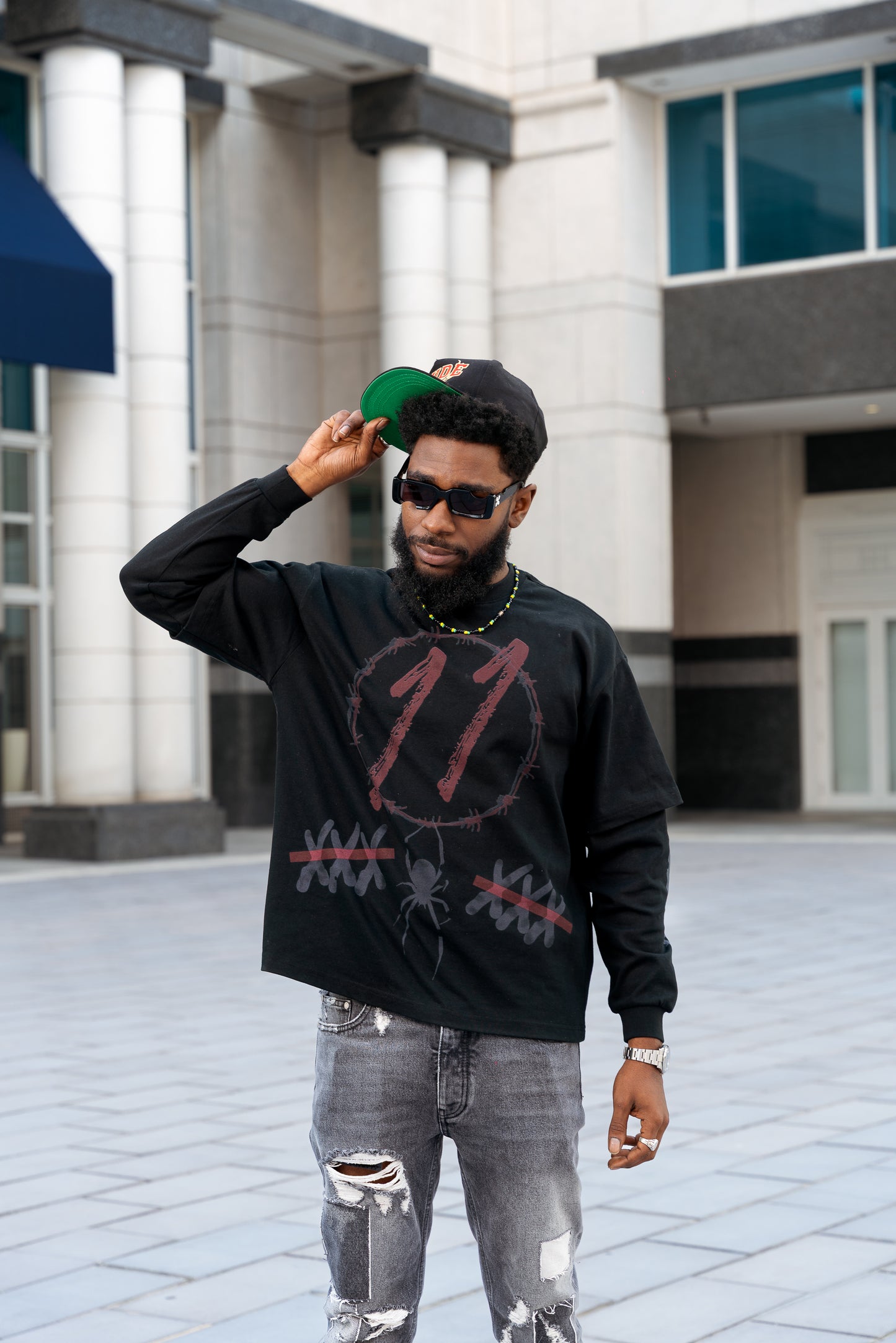 Vintage Double Layered Long Sleeve T-Shirt