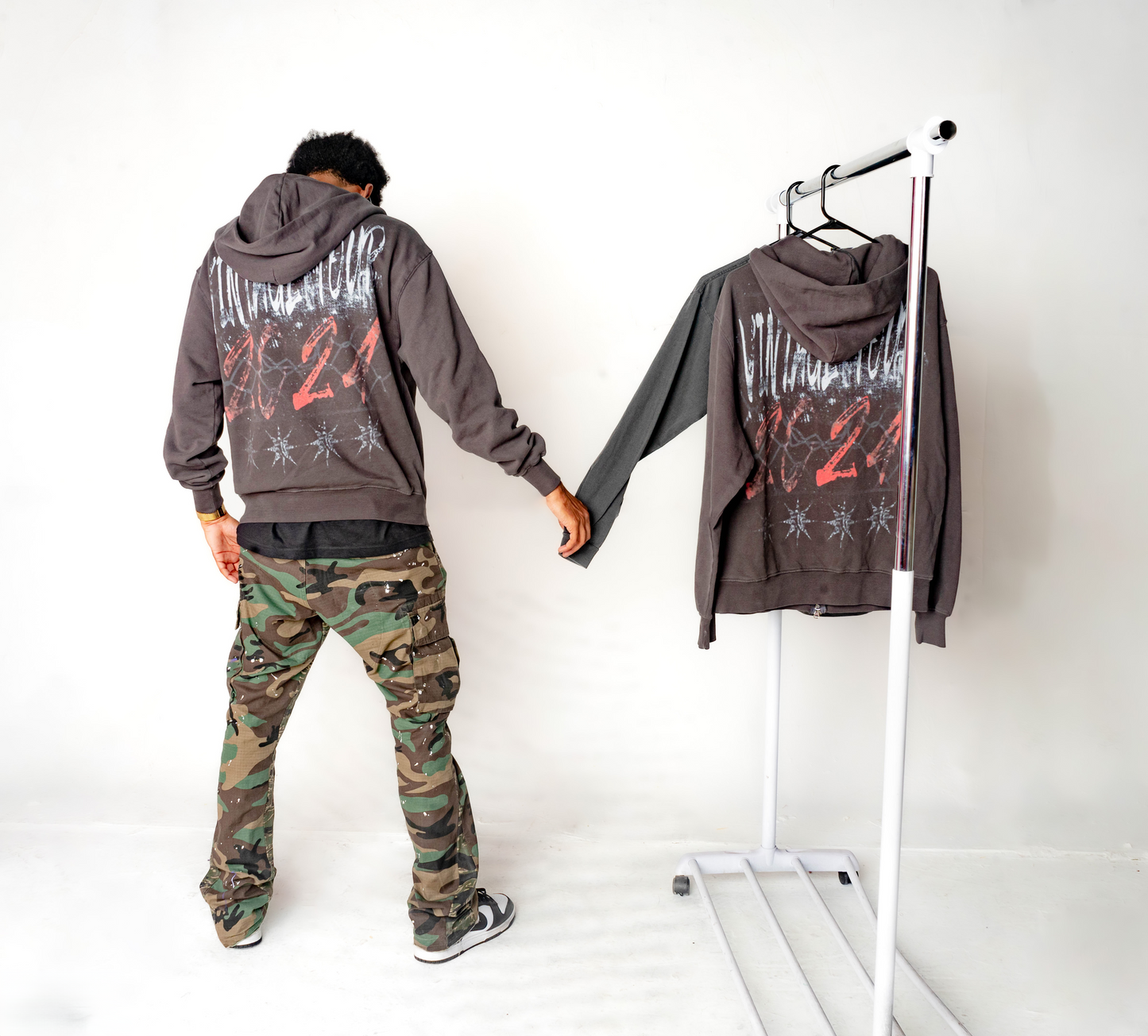 Vintage Tour 24 Garment Dye Zip Up Hoodie (Sold Out)